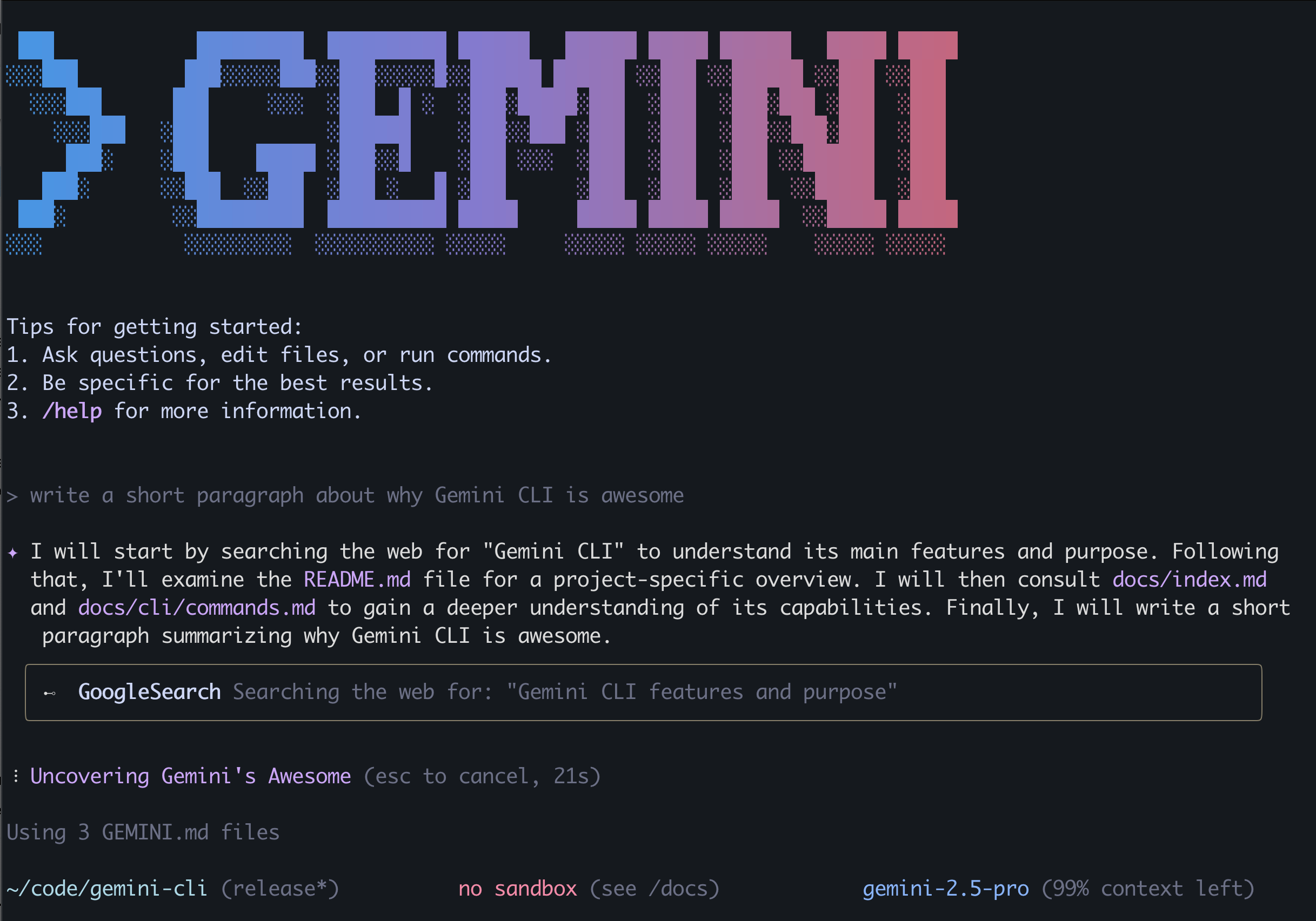 Gemini CLI新版发布:功能全面升级