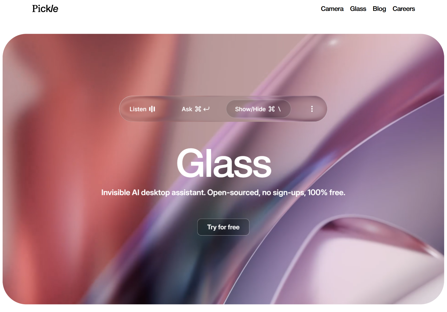 Glass :会议记录与灵感捕捉的智能工具