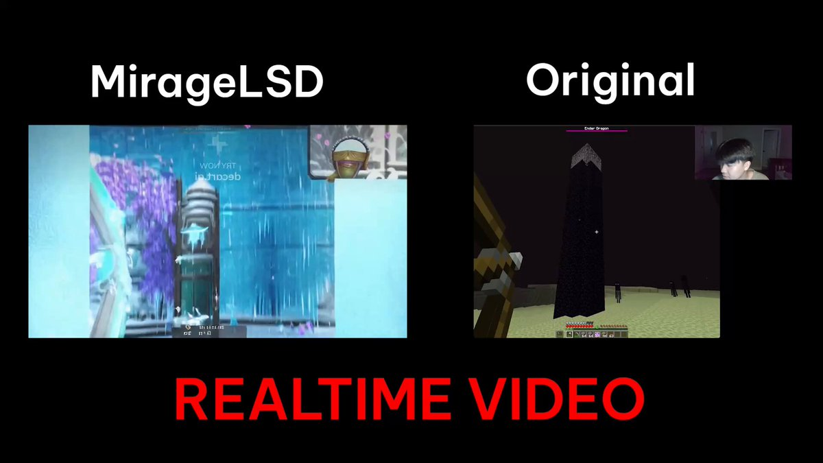 MirageLSD 炸裂登场:全球首个直播流扩散模型,实时魔改视频零延迟!