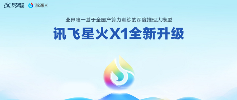 星火 X1 升级版发布:科大讯飞深度推理技术再突破